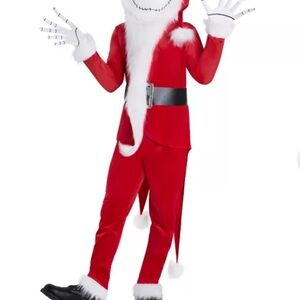 Jack Skellington Santa Costume. Adult size XL